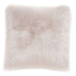 Faux Fur Cushion - 50cm - Silver - £5.40 Free Click & Collect @ Homebase