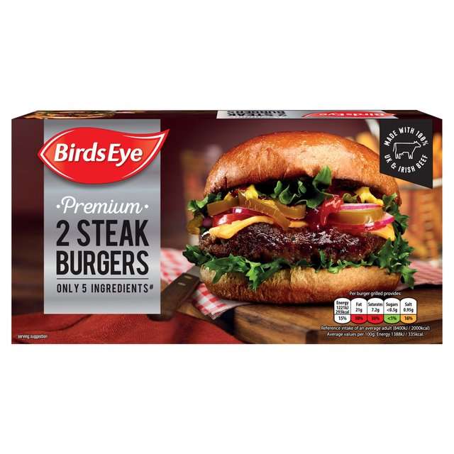 Birds Eye Premium Steak Burgers - Cribbs Causeway