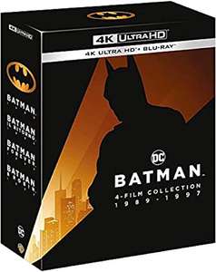 Batman 4 film collection (1989-1997) 4K UHD £22.90 Amazon Spain