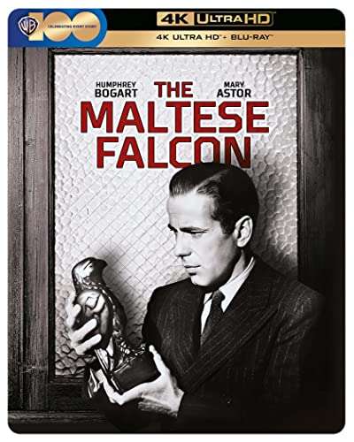 The Maltese Falcon Steelbook [4K Ultra HD] [1941] [Blu-ray] [2023]