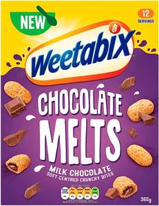 Weetabix White or Milk Chocolate Melts 360g - £1 @ Heron Foods Leeds