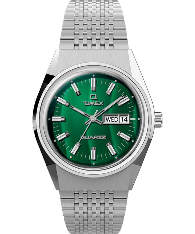 Q Timex Reissue Falcon Eye 38mm Stainless Steel Bracelet Watch (with code)