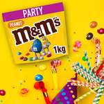 M&M's Peanut Chocolate Party Bulk Bag 1KG £7.60 with voucher /£6.80 with Subscribe & Save + Voucher @ Amazon