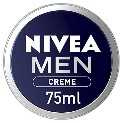NIVEA Men Creme (75ml), Intensive Everyday Moisturising Cream for Whole Body - £2.19 @ Amazon (£1.97 With Subscribe & Save)