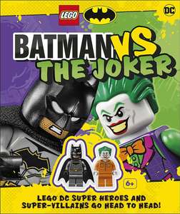 LEGO Batman Vs. The Joker Hardcover Book With Two LEGO Minifigures - £4 @ Amazon