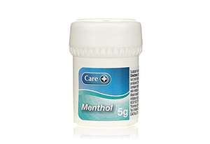 Care Menthol 5g Crystals, Produces Powerful Menthol Vapour - £1.28 @ Amazon