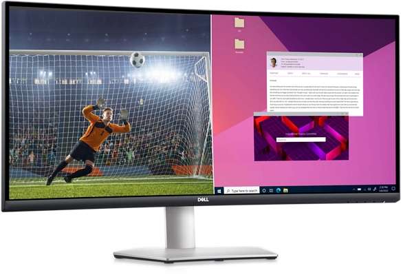 Dell 34" S3423DWC Ultrawide, Curved, USB-C, 3440 x 1440, 100Hz Monitor £292.51 with student/employee discount @ Dell