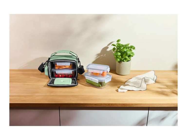 Silvercrest Green/Black Cool Bag with Food Storage — 5L at Lidl