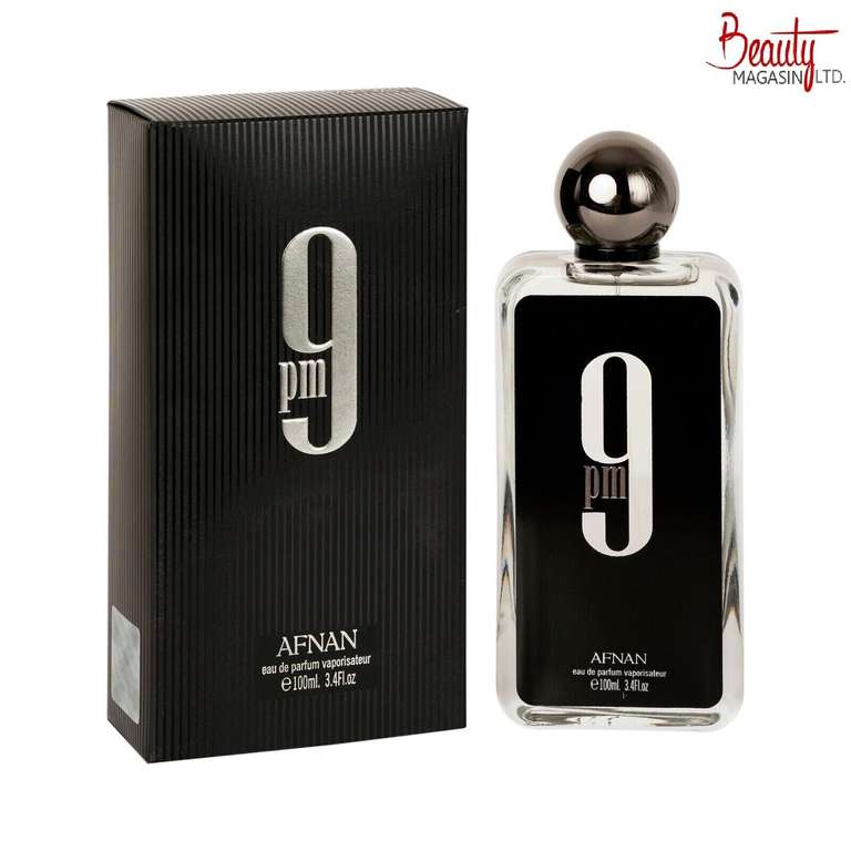 Afnan 9 PM Eau de Parfum (100ml) : With Code Sold by beautymagasin (UK Mainland)