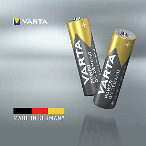 VARTA Power on Demand AA Mignon Batteries 100-pack (£28.72 monthly subscribe and save)