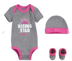 NIKE Rising Star Baby Hat/Bodysuit/Boots 3 Pack £2.99 + £4.99 delivery at Sports Direct