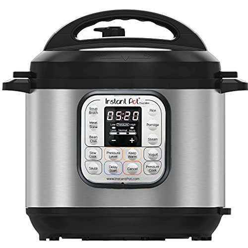 Instant Pot Duo 7-in-1 Smart Cooker, 3L Pressure Cooker, Slow/ Rice Cooker, Sauté Pan, Yoghurt Maker, Steamer/Food Warmer £54.99 @ Amazon
