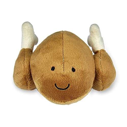 Petface Foodie Faces Roast Chicken Plush Dog Toy