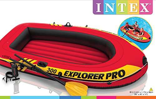 Intex Explorer Pro Inflatable Boat Three Person - £42.70 @ Amazon