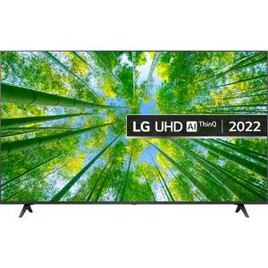 LG 65UQ80006LB 65" Smart 4K Ultra HD TV - £577.10 / £557.10 Possible With Unique Code Delivered (UK Mainland) @ Ao