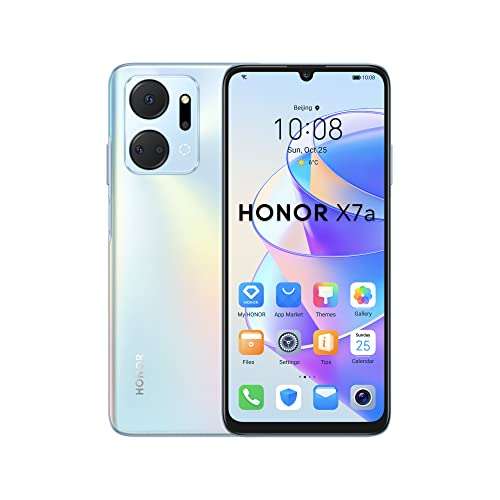 HONOR X7a Mobile Phone Unlocked, 6.74-Inch 90Hz Fullview Display, 50MP Quad Camera with 5330 mAh Battery 4 GB+128 GB £129 @ Amazon