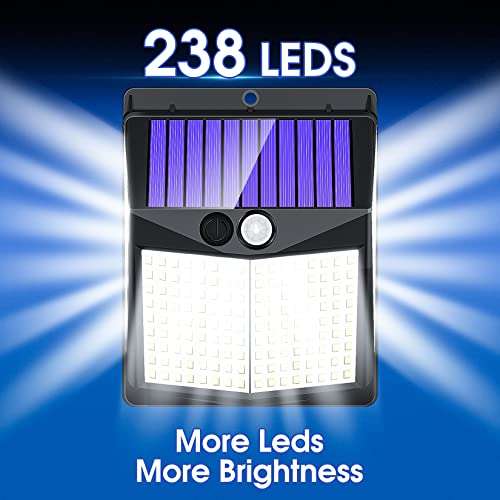 Deal: Outdoor Solar Powered Lights - Wall Light - Sold by Lizhu Chen Mo / FBA