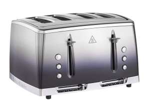 Russell Hobbs 25141 Midnight Blue Eclipse Polished Stainless Steel Ombre Four Slice Toaster