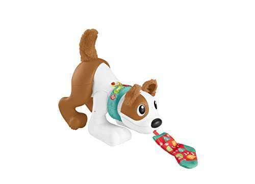 Fisher-Price 123 Crawl With Me Puppy, electronic dog infant crawling toy - £20.57 at Amazon