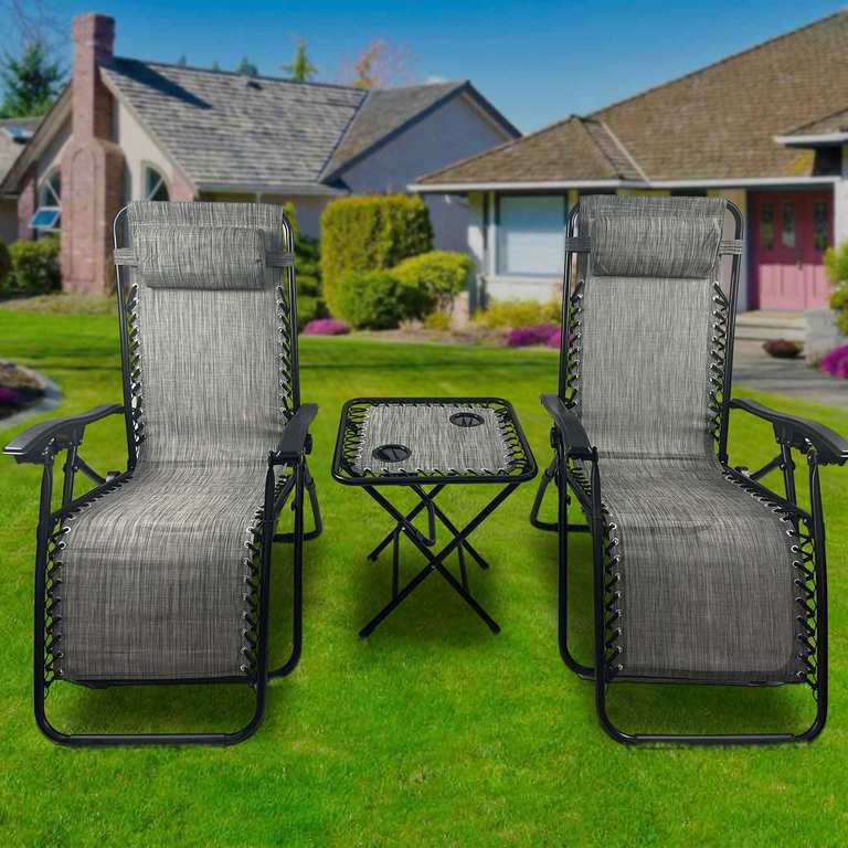 Sun Recliner Table Set - Sold & Shipped by DIRECT IMPORT UK LIMITED