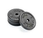 York 4x5kg cast iron weights for home gym
