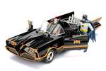 JADA Batman 1966 Classic Batmobile 1:24 Scale Die-Cast With Figure - W/Voucher