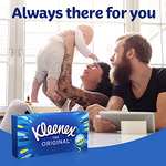 Kleenex Original Facial Tissues - Pack of 12 Tissue Boxes - Soft Tissues for Everyday Use, 3 Ply - £11.94 (£11.34 or less with S&S) @ Amazon