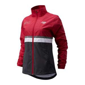 New Balance Women's Marathon Jacket (Deep Red, Size XS only)