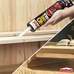 UniBond No More Nails Original, Heavy-Duty Mounting Adhesive, No Nails Strong Glue for Wood, Ceramic & More, White, 1 x 365g Cartridge