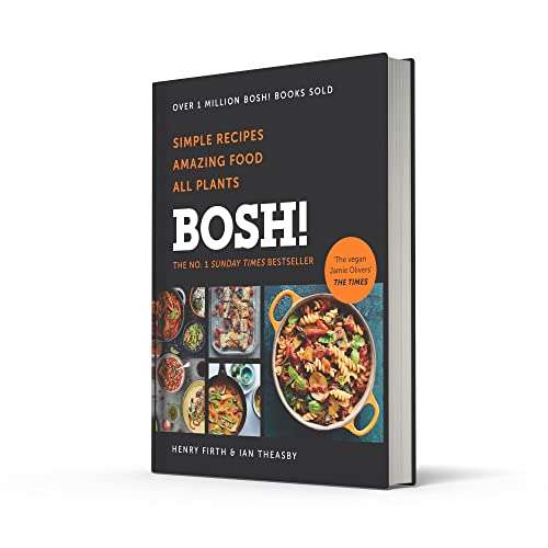 BOSH!: Simple recipes. Unbelievable results. All plants. The highest-selling vegan cookery book ever - Hard Cover - £6 @ Amazon