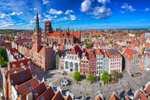 Return flights from London to Gdansk, Poland, multiple dates available during Christmas market period