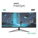 electriq 30" Full HD UltraWide HDR 200Hz 1ms FreeSync Gaming Monitor