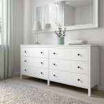 KOPPANG Chest of 6 drawers, white, 172x83 cm - free click & collect