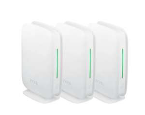Zyxel Multy M1 WiFi 6 AX1800 Dual-Band Whole Home WiFi MESH System - 3 Pack