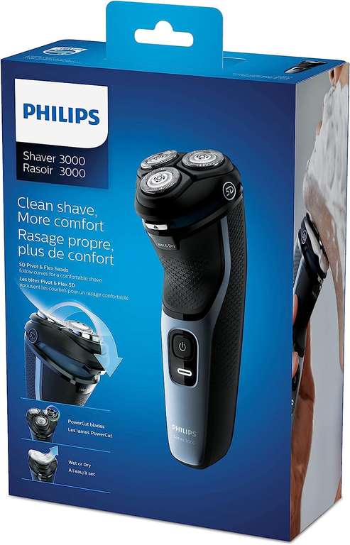 Philips Series 3000 Wet or Dry Men’s Electric Shaver with a 5D Pivot & Flex Heads S3133/51 £49.99 delivered @ Boots