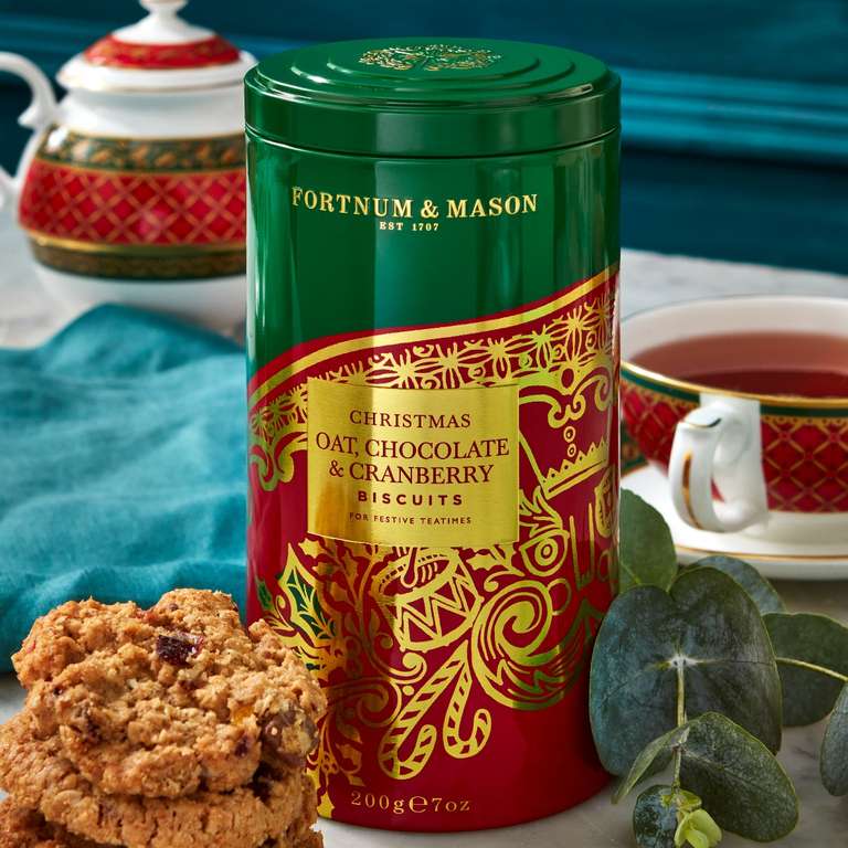 Christmas Oat, Milk Chocolate & Cranberry Biscuits, Gluten-Free, 200g £2 @ Fortnum and Mason in the Piccadilly store