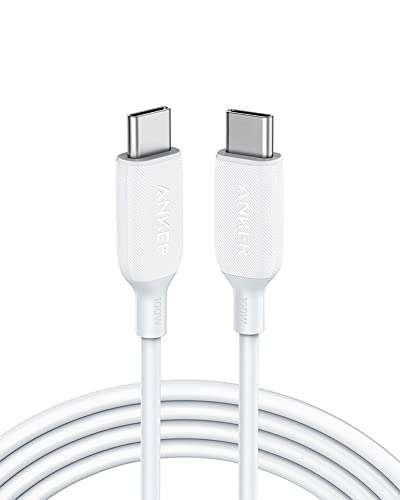 Anker USB C to USB C Charger Cable, 543 100W Fast Charging USB C Cable 2.0 (6ft/1.8m) - £6.99 - Sold by Anker / Fulfilled by Amazon