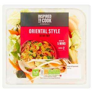 Meal deal for 2 - Stir Fry Veg (300g to 600g) + noodles (300g to 410g) + sauce (175g)