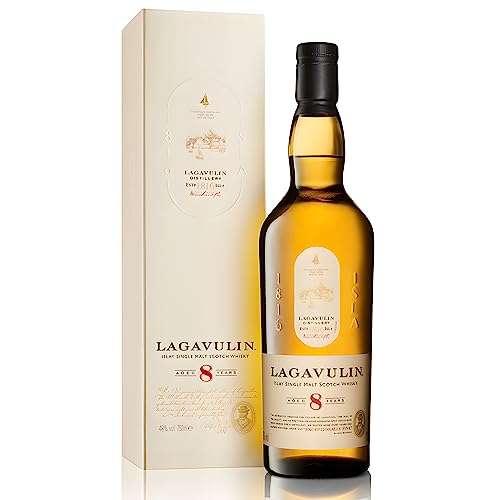Lagavulin 8 Year Old Malt Scotch Whisky with Gift Box, 48% vol, 70cl £37 Amazon Prime Exclusive