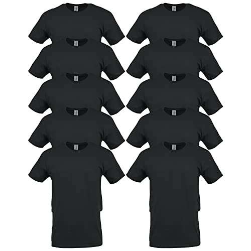 Gildan Men’s Heavy Cotton Adult T-Shirt, Style G5000, (Pack of 10) £25.86 @ Amazon