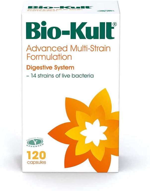 Bio-Kult Advanced Multi-Strain Formulation for Digestive System 120 Capsules, 30g - £18 (£17.10 with Sub & Save) @ Amazon
