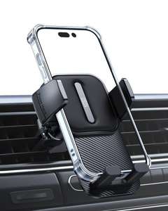 YOSH Car Phone Air Vent Holder Ultra Thin double-lock mount Big Phone Friendly - Sold by Sold by YOSHTech-UK FBA