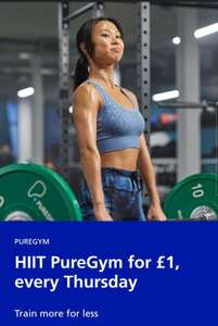 PureGym Day Pass Every Thursday for O2/Virgin Media customers