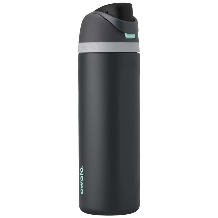 Owala FreeSip Insulated Stainless Steel Water Bottle, 710ml, Foggy Tide
