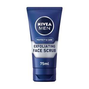 NIVEA MEN Protect & Care Exfoliating Face Scrub (75ml), £2.13/£1.87 sub and save
