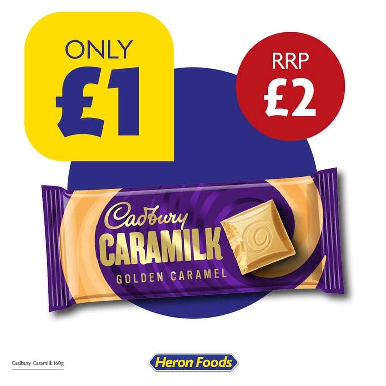 Cadbury Caramilk 160g Bars - National