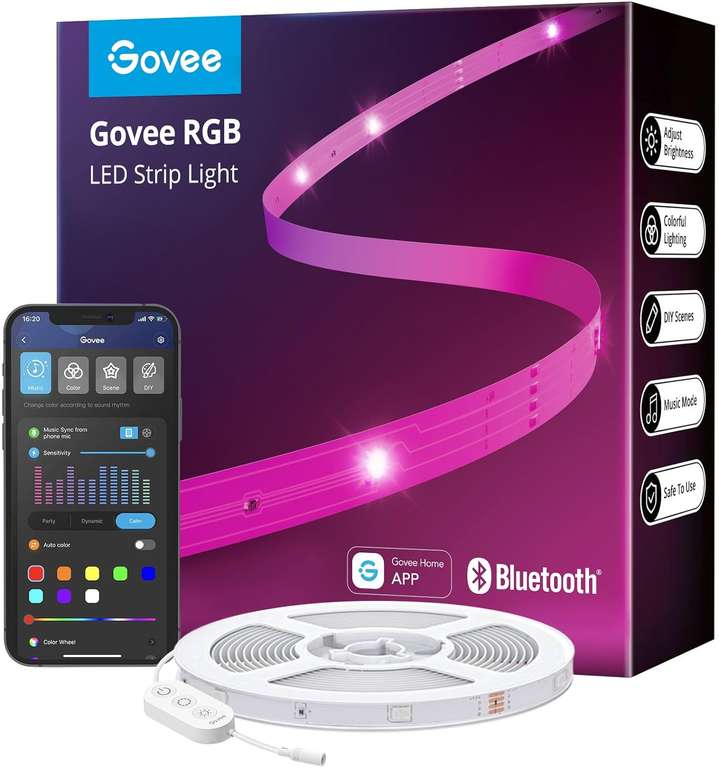 Govee LED Lights 30M, Bluetooth strip Lights with App Control - sold by Govee UK / FBA
