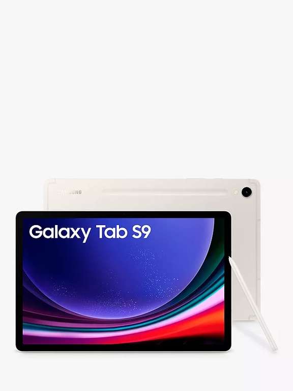 SAMSUNG TAB S9 & Book Cover Keyboard With Trackpad | 128GB | WIFI Beige or Graphite, Pre-order For Delivery On 11th August