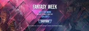 Fantasy Week sale - Buy 2 or more selected games and get 10% off up to £3