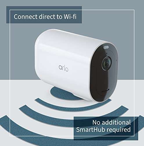 Arlo Pro 4 XL Security Camera Outdoor, 2K, Wireless CCTV, 12-Month Battery 3 cam kit
